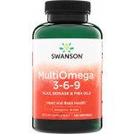 Swanson MultiOmega 3-6-9 Kyselina EPA DHA 120 kapslí – Hledejceny.cz