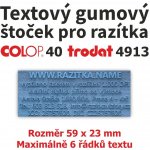 Trodat Colop Gumový štoček pro razítko 40, 4913 – Zboží Živě