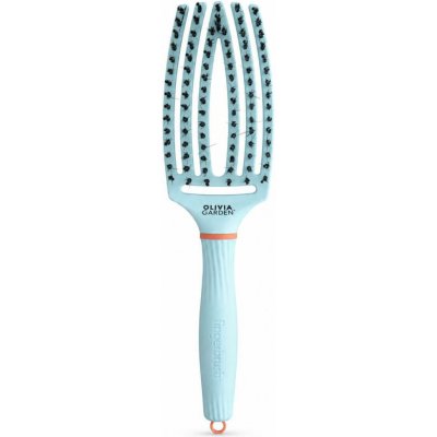 Olivia Garden Fingerbrush Combo Medium kartáč mátově zelený ID2176 – Sleviste.cz