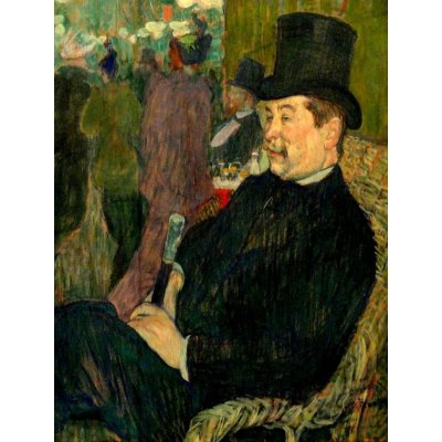 Reprodukce - D-6377 Henri de Toulouse-Lautrec - Portrét pana Delaporte
