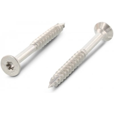 INOX ART. 9147 Konstrukční vrut se zápustnou hlavou a žebrováním pod hlavou, samořezné na TORX, nerez A2 Varianta: Vrut zápustná hlava se žebrováním TORX, samořezné - nerez A2 6,0X120/70 TX25 – Zboží Mobilmania