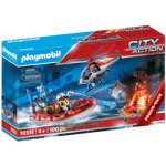 Playmobil 70335 Hasiči s člunem a helikoptérou – Zboží Mobilmania