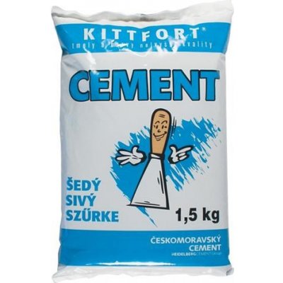 Kittfort Cement šedý 1,5 kg – Zbozi.Blesk.cz