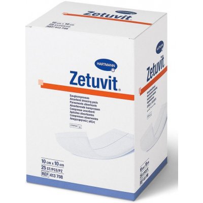 Hartmann - Rico Zetuvit - savá komprese sterilní 10 x 20 cm 25 ks – Hledejceny.cz