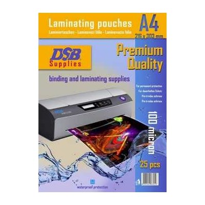 laminovací fólie lesklá 100mic A4 po 25ks – Hledejceny.cz