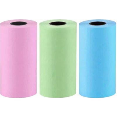 TP5725COLOR Termo papír pro minitiskárny, šířka 57mm, průměr 25mm, 3 barvy, 3 roličky – Sleviste.cz