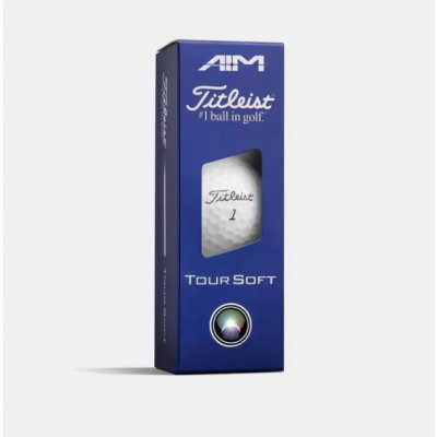 Titleist Tour Soft AIM 360 bílé/červené 3 ks – Hledejceny.cz