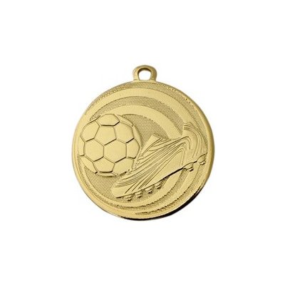 Medaile fotbal míč a kopačka průměr 45 mm Zlatá – Zboží Mobilmania