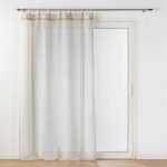 Douceur d`Interieur Vnitřní závěs na dřevěných kruzích MILEO, 140 x 240 cm – Hledejceny.cz
