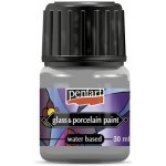 Pentart Barva na sklo a porcelán PENTART 30 ml STŘÍBRNÁ – Zboží Dáma