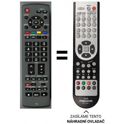 Dálkový ovladač Predátor Panasonic N2QAYB000222 – Zboží Živě