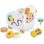 Janod Farma Dřevěná motorická hračka Ovečka s mnoha aktivitami – Zbozi.Blesk.cz