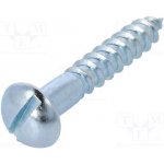 BOSSARD 1070347 Vrut; do dřeva; 6x35; Hlava: kulatá; plochá; 2,1mm; ocel; zinek – Hledejceny.cz