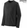 Pánské sportovní tričko Patagonia Men's Long-Sleeved Capilene Cool Merino Shirt black