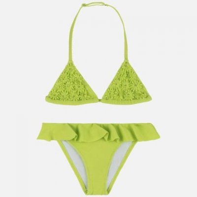 Dívčí zelené plavky bikiny Mayoral 6721-15 – Zboží Mobilmania