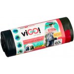 viGO! Pytle na odpadky s elastickou páskou - 60 l 23 μm 8 ks – Sleviste.cz