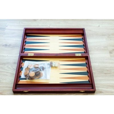 Philos Backgammon velký koženkový kufřík