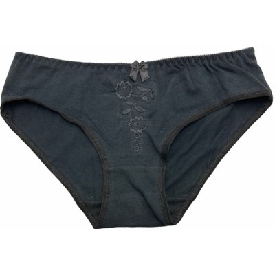 Dámské bavlněné kalhotky 7501-4 černé – Zboží Mobilmania