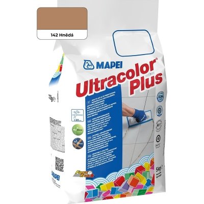 Mapei Spárovací hmota Ultracolor Plus 142, hnědá, 5 kg 6014245AU – Zboží Mobilmania
