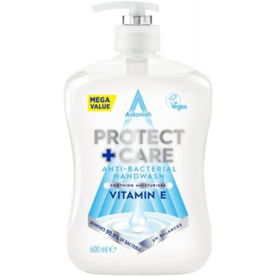 Astonish Care+ Protect mýdlo na ruce s vitamínem E 600 ml