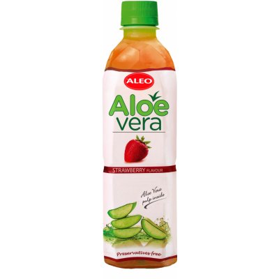 Aleo Aloe Vera drink příchuť Jahoda 0,5 l – Zboží Mobilmania