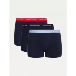 Tommy Hilfiger 3P WB TRUNK tmavě modré pánské boxerky