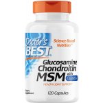 Doctor´s Best Glukosamine + Chondroitin + MSM with OptiMSM 120 kapslí – Hledejceny.cz