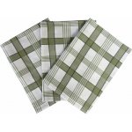Sleep-well Utěrka Extra savá Káro khaki 50x70 cm 3 ks – Hledejceny.cz