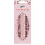 E.Mi Charmicon 3D Silicone Stickers 52 Words Black/White samolepka – Zboží Mobilmania