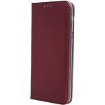 Motorola G86 pouzdro book Smart Magnetic burgundy – Zboží Mobilmania