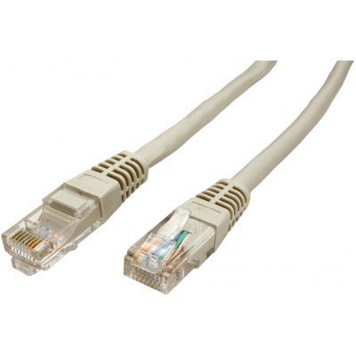 Datacom 502710012 Patch UTP, CAT5E, RJ45, 1m, šedý – Zbozi.Blesk.cz