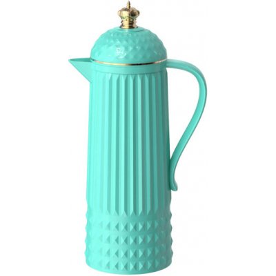 Present Time Termoska designová CROWN PT polypropylen 920 ml tyrkysově modrá – Sleviste.cz