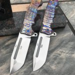 Andre de Villiers Tanto S35VN satin tanto blade acid rain frag milled titanium – Hledejceny.cz