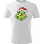 NakupTextil dětské Vánoční tričko Grinch 00-bílá – Zboží Dáma