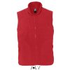 Pánská vesta SOL'S fleecová vesta Norway červená