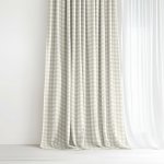 Goldea dekorační závěs luca - béžové kostičky 280x150 cm – Hledejceny.cz
