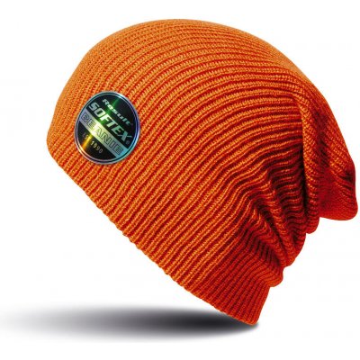 Result Headwear zimní čepice Softex Beanie oranžová