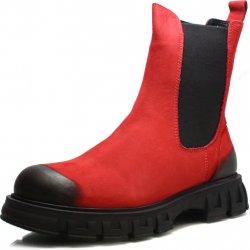 Mago dámské kotníkové boty 188-3309 červená