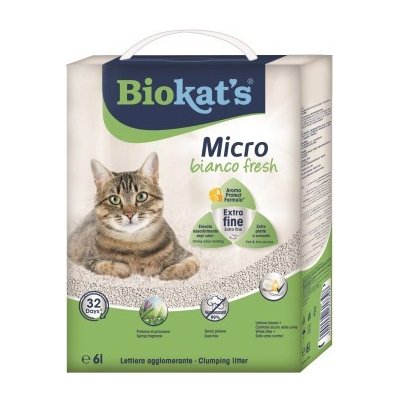 Biokat´s Micro Bianco podestýlka Fresh 6 l – Hledejceny.cz