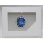 Dárky pro ženy Prsteny dárkově 5810-0003-MS03+E21 Berlínská modř safír – Hledejceny.cz