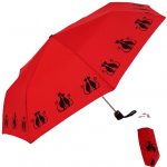 Doppler Fiberglas Kočky deštník dámský skládací manuální červený – Zboží Dáma