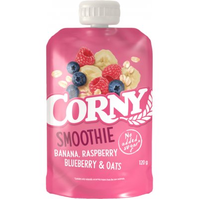 Corny Smoothie banán malina borůvka a oves 120 g – Zboží Dáma