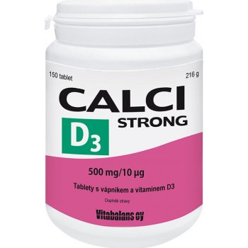 Vitabalans Calci Strong + vit.D3 150 tablet