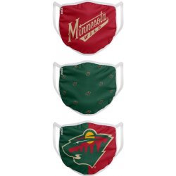 Foco roušky Minnesota Wild set dospělá 3 ks