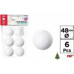 MP Polystyrénové koule 4,8 cm 6 ks 587947 – Sleviste.cz