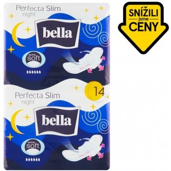 Bella Perfecta Slim Night Extra Soft hygienické vložky 14 ks