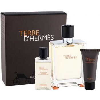 Hermés Terre D'Hermés EDT 100 ml + sprchový gel 40 ml + balzám po holení 15 ml dárková sada