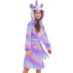 Unicorn Roztomilý plyšový župan fialový Jednorožec – Sleviste.cz