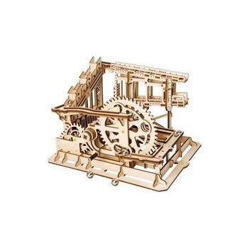 Robotime 3D dřevěné mechanické puzzle Kuličková dráha Marble squad 239 ks