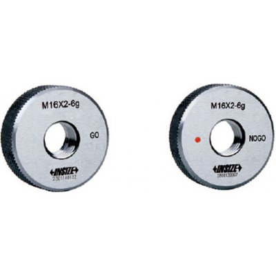 Kalibr závitový - kroužek, pro závit M, tol. 6g, typ 4120, INSIZE Rozměr: M27x3 6g dobrý – Zboží Mobilmania